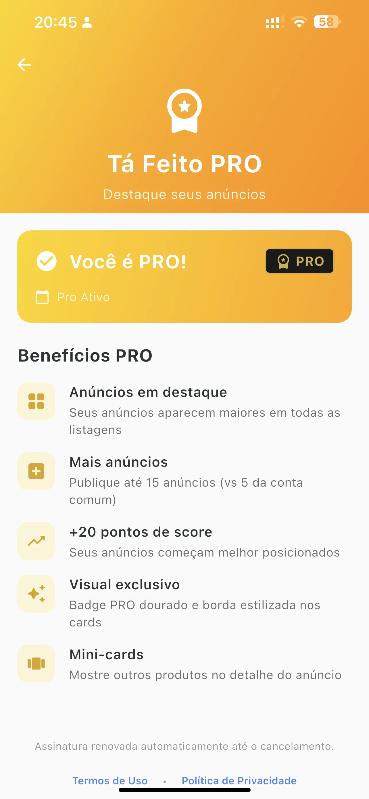 Tá Feito App